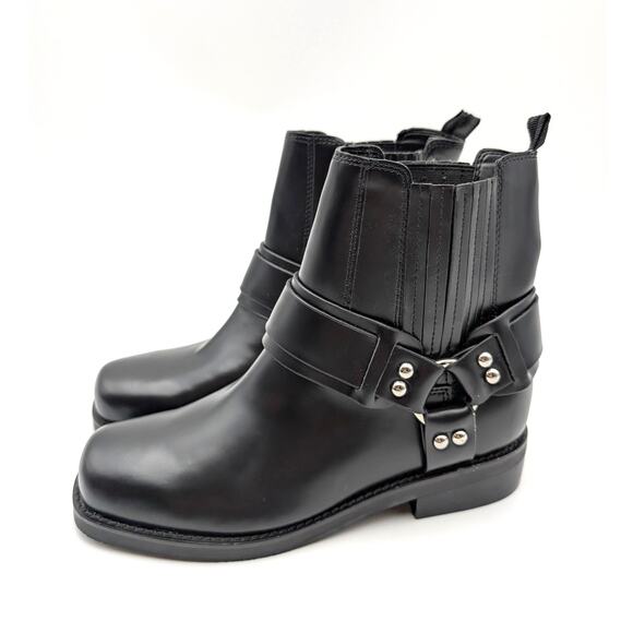 Marc Fisher Mizzie Chelsea Boots Square Toe Women's Black Size US6M EU36.5